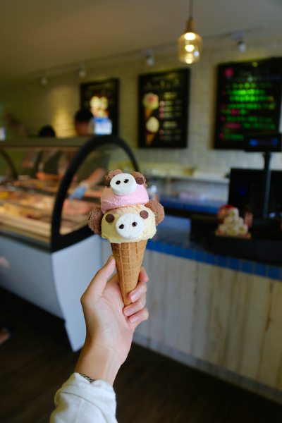 [台南]安平冰品推薦 六月三十義式冰淇淋 台南冰淇淋IG打卡動物造型、玫瑰冰淇淋 真材實料好好吃