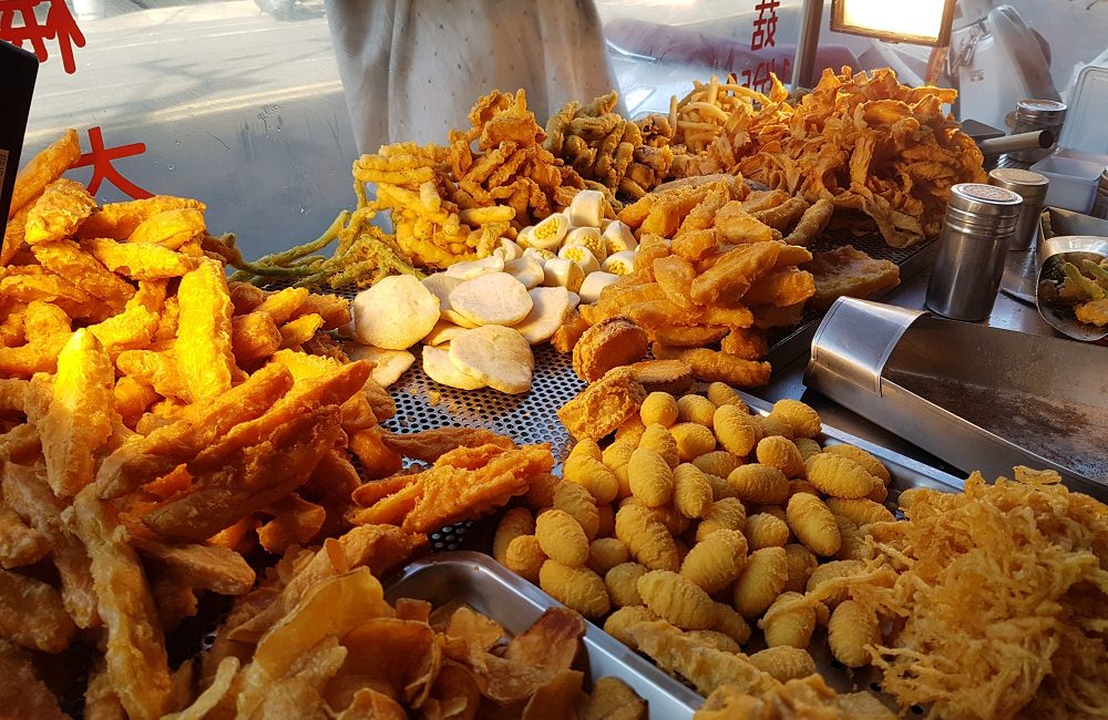[台南]永康自強路黃昏市場全素炸物 素食脆皮薯薯