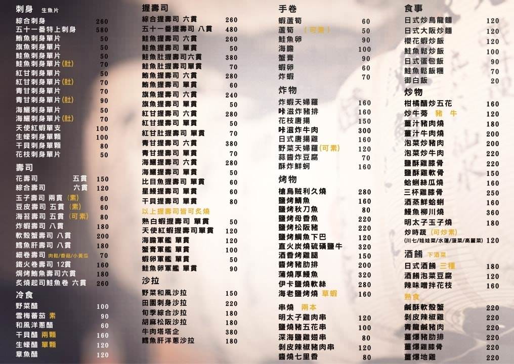 [台南]安南區居酒屋聚餐推薦 五十一番日式居食屋 麥田現釀啤酒