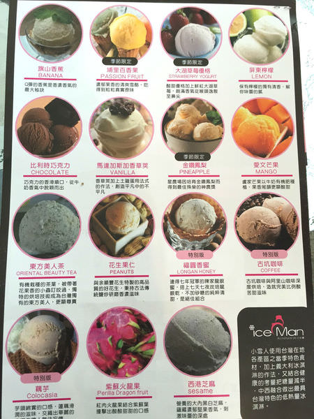 [台南]東區 近火車站附近 在地台灣水果口味冰淇淋 愛評體驗團 ice man小雪人義式冰淇淋(台南文創總店)